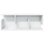 vidaXL Dulap de perete, alb, 80x20x30 cm, lemn prelucrat vidaXL Dulap de perete, alb, 80x20x30 cm, lemn prelucrat