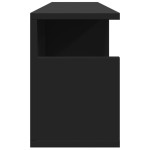 vidaXL Dulap de perete, negru, 80x20x30 cm, lemn prelucrat