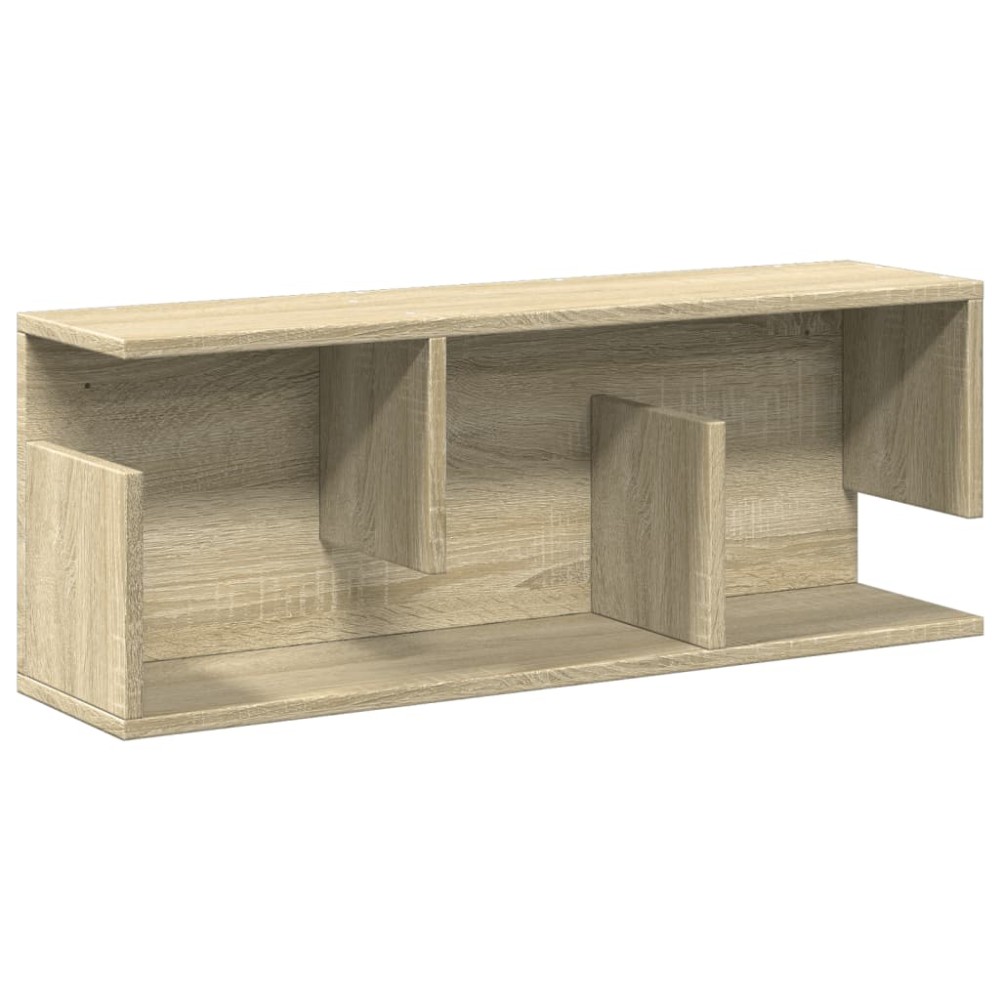 vidaXL Dulap de perete, stejar sonoma, 80x20x30 cm, lemn prelucrat
