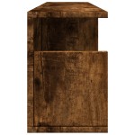 vidaXL Dulap de perete, stejar fumuriu, 80x20x30 cm, lemn prelucrat
