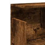 vidaXL Dulap de perete, stejar fumuriu, 80x20x30 cm, lemn prelucrat