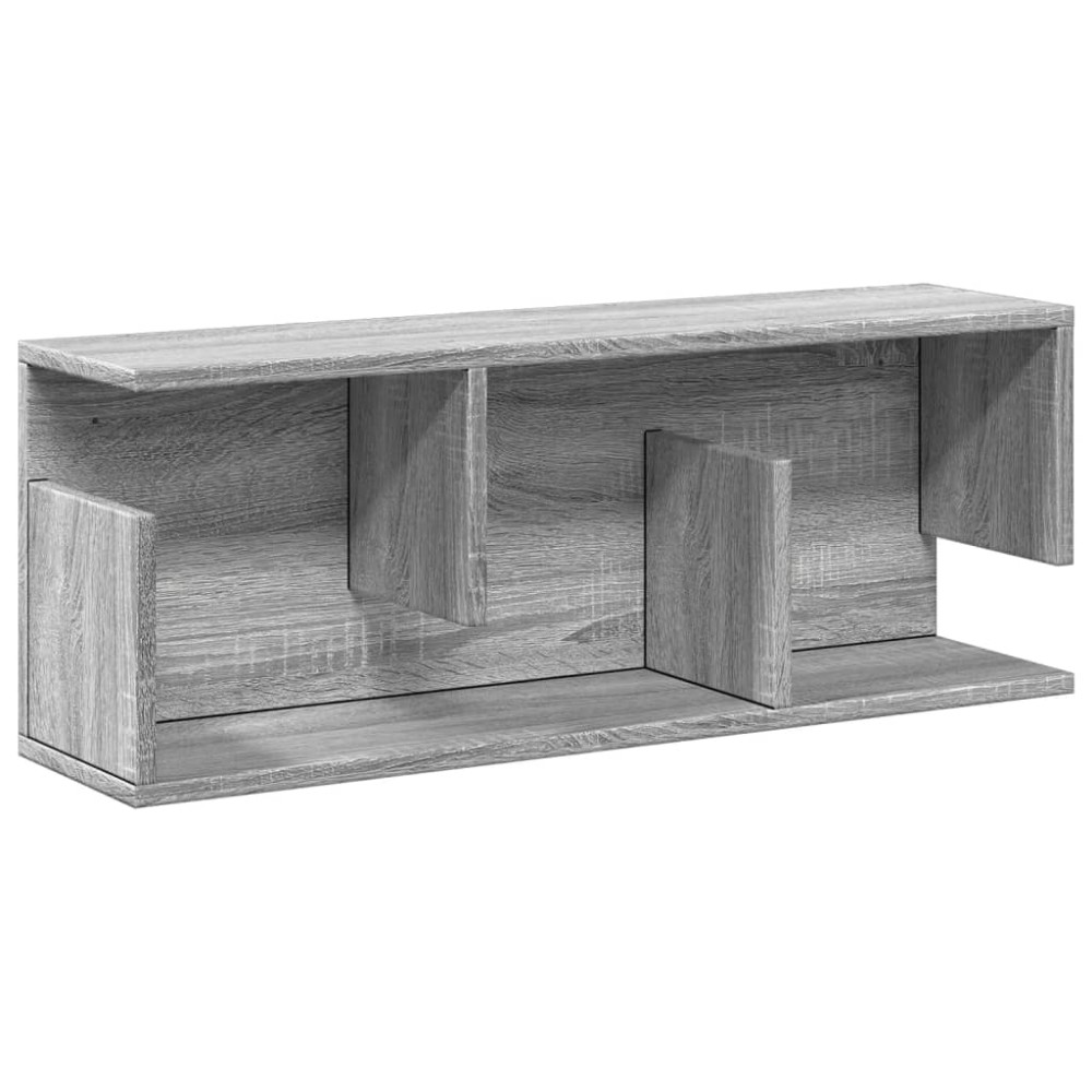 vidaXL Dulap de perete, sonoma gri, 80x20x30 cm, lemn prelucrat