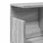 vidaXL Dulap de perete, sonoma gri, 80x20x30 cm, lemn prelucrat vidaXL Dulap de perete, sonoma gri, 80x20x30 cm, lemn prelucrat