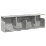 vidaXL Dulap de perete, gri beton, 100x20x30 cm, lemn prelucrat