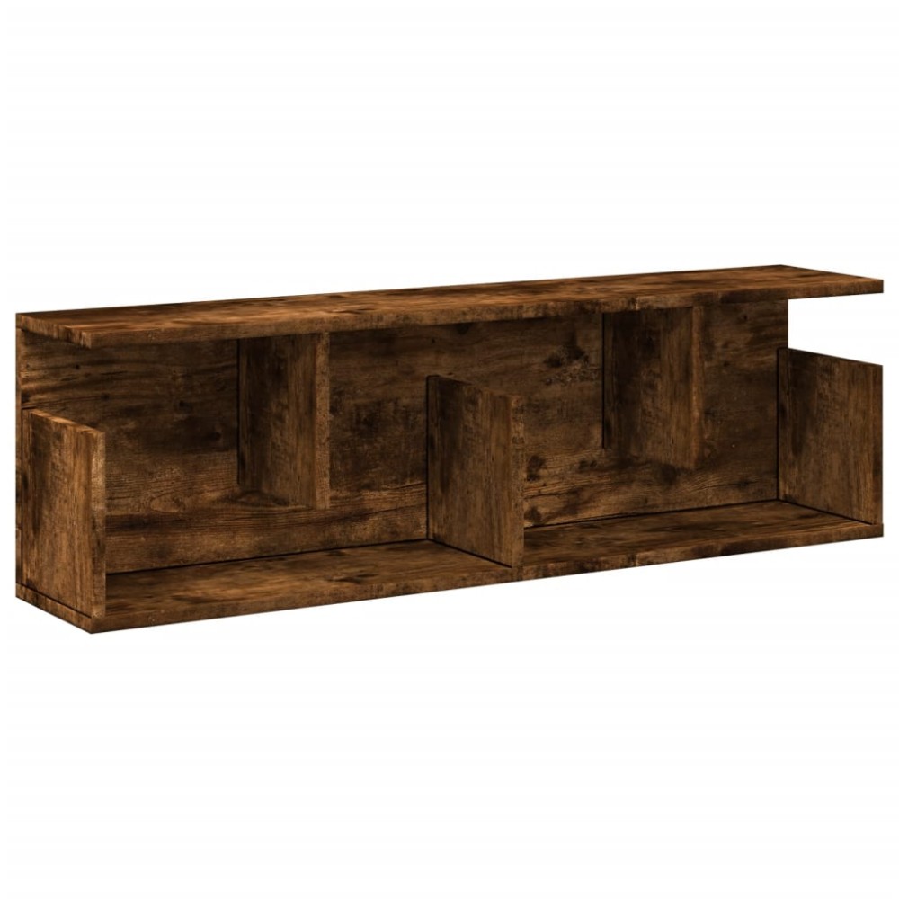 vidaXL Dulap de perete, stejar fumuriu, 100x20x30 cm, lemn prelucrat