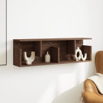 vidaXL Dulap de perete, stejar maro, 100x20x30 cm, lemn prelucrat