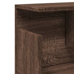 vidaXL Dulap de perete, stejar maro, 100x20x30 cm, lemn prelucrat