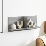 vidaXL Dulap de perete, gri beton, 70x16,5x30 cm, lemn prelucrat vidaXL Dulap de perete, gri beton, 70x16,5x30 cm, lemn prelucrat
