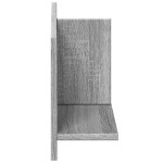 vidaXL Dulap de perete, sonoma gri, 70x16,5x30 cm, lemn prelucrat