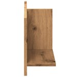 vidaXL Dulap de perete stejar artizanal, 70x16,5x30 cm, lemn prelucrat vidaXL Dulap de perete stejar artizanal, 70x16,5x30 cm, lemn prelucrat