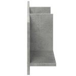 vidaXL Dulap de perete, gri beton, 100x16,5x30 cm, lemn prelucrat vidaXL Dulap de perete, gri beton, 100x16,5x30 cm, lemn prelucrat