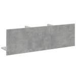 vidaXL Dulap de perete, gri beton, 100x16,5x30 cm, lemn prelucrat vidaXL Dulap de perete, gri beton, 100x16,5x30 cm, lemn prelucrat