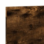 vidaXL Dulap de perete, stejar fumuriu, 100x16,5x30 cm, lemn prelucrat