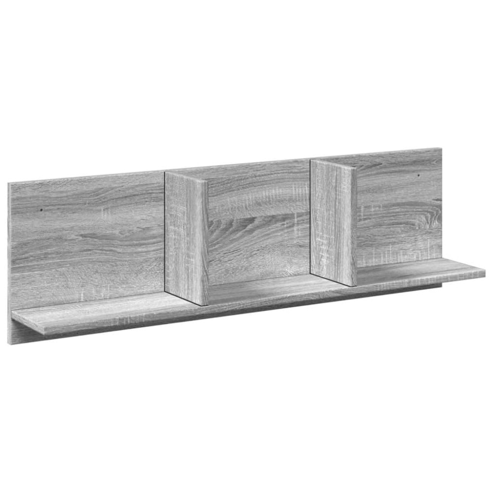 vidaXL Dulap de perete, gri sonoma, 100x16,5x30 cm, lemn prelucrat