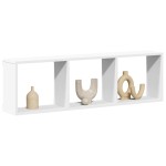 vidaXL Dulap de perete, alb, 100x16x30 cm, lemn prelucrat vidaXL Dulap de perete, alb, 100x16x30 cm, lemn prelucrat
