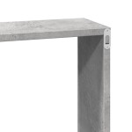 vidaXL Dulap de perete, gri beton, 100x16x30 cm, lemn prelucrat