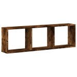 vidaXL Dulap de perete, stejar fumuriu, 100x16x30 cm, lemn prelucrat