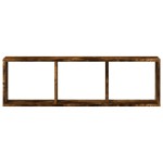 vidaXL Dulap de perete, stejar fumuriu, 100x16x30 cm, lemn prelucrat
