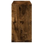 vidaXL Dulap de perete, stejar fumuriu, 100x16x30 cm, lemn prelucrat