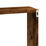 vidaXL Dulap de perete, stejar fumuriu, 100x16x30 cm, lemn prelucrat