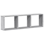 vidaXL Dulap de perete, sonoma gri, 100x16x30 cm, lemn prelucrat