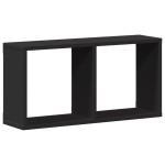 vidaXL Dulap de perete, negru, 60x16x30 cm, lemn prelucrat vidaXL Dulap de perete, negru, 60x16x30 cm, lemn prelucrat
