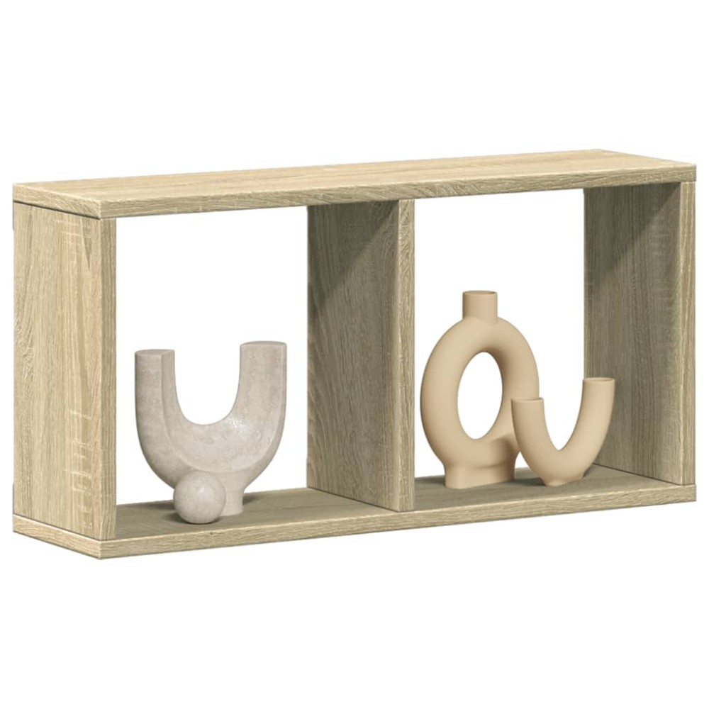 vidaXL Dulap de perete, stejar sonoma, 60x16x30 cm, lemn prelucrat