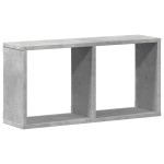 vidaXL Dulap de perete, gri beton, 60x16x30 cm, lemn prelucrat vidaXL Dulap de perete, gri beton, 60x16x30 cm, lemn prelucrat