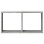 vidaXL Dulap de perete, gri beton, 60x16x30 cm, lemn prelucrat vidaXL Dulap de perete, gri beton, 60x16x30 cm, lemn prelucrat