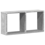 vidaXL Dulap de perete, gri beton, 60x16x30 cm, lemn prelucrat vidaXL Dulap de perete, gri beton, 60x16x30 cm, lemn prelucrat