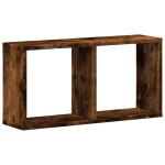 vidaXL Dulap de perete, stejar fumuriu, 60x16x30 cm, lemn prelucrat