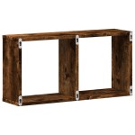 vidaXL Dulap de perete, stejar fumuriu, 60x16x30 cm, lemn prelucrat