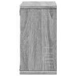 vidaXL Dulap de perete, gri sonoma, 60x16x30 cm, lemn prelucrat vidaXL Dulap de perete, gri sonoma, 60x16x30 cm, lemn prelucrat