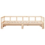 vidaXL Pat de zi fără saltea, 90x190 cm, lemn masiv de pin vidaXL Pat de zi fără saltea, 90x190 cm, lemn masiv de pin