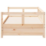 vidaXL Pat de zi fără saltea, 90x190 cm, lemn masiv de pin vidaXL Pat de zi fără saltea, 90x190 cm, lemn masiv de pin