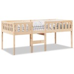 vidaXL Pat pentru copii fără saltea, 80x200 cm, lemn masiv de pin