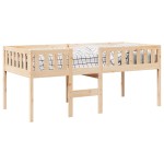 vidaXL Pat pentru copii fără saltea, 90x190 cm, lemn masiv de pin