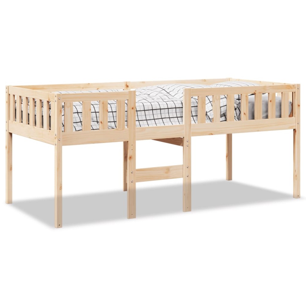 vidaXL Pat pentru copii fără saltea, 75x190 cm, lemn masiv de pin