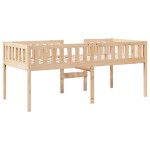 vidaXL Pat pentru copii fără saltea, 75x190 cm, lemn masiv de pin vidaXL Pat pentru copii fără saltea, 75x190 cm, lemn masiv de pin