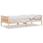 vidaXL Pat pentru copii fără saltea, 80x200 cm, lemn masiv de pin