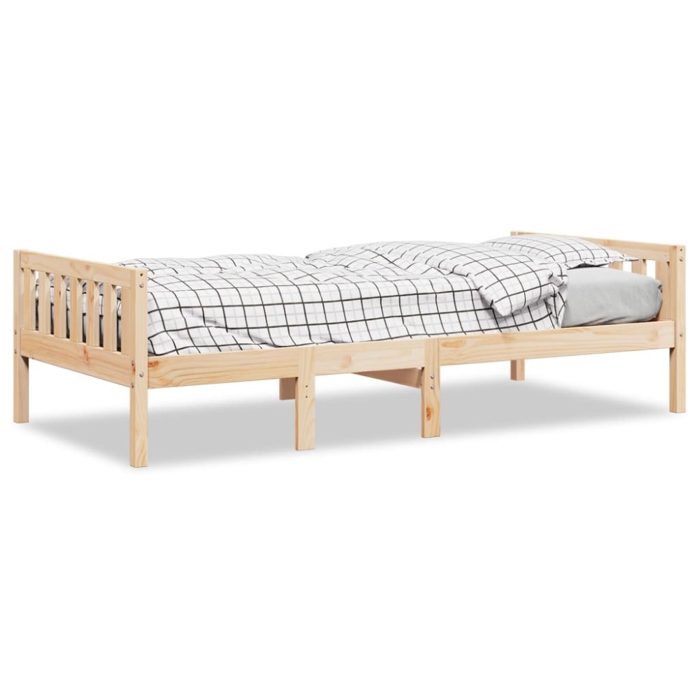 vidaXL Pat pentru copii fără saltea, 90x200 cm, lemn masiv de pin