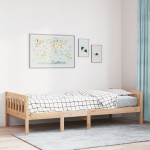 vidaXL Pat pentru copii fără saltea, 90x200 cm, lemn masiv de pin vidaXL Pat pentru copii fără saltea, 90x200 cm, lemn masiv de pin