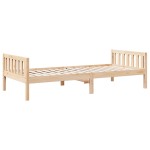 vidaXL Pat pentru copii fără saltea, 90x200 cm, lemn masiv de pin vidaXL Pat pentru copii fără saltea, 90x200 cm, lemn masiv de pin