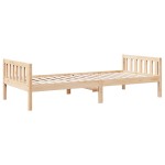 vidaXL Pat pentru copii fără saltea, 90x190 cm, lemn masiv de pin vidaXL Pat pentru copii fără saltea, 90x190 cm, lemn masiv de pin