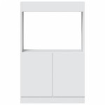 vidaXL Dulap înalt, alb, 63x33x100 cm, lemn prelucrat vidaXL Dulap înalt, alb, 63x33x100 cm, lemn prelucrat