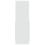 vidaXL Dulap înalt, alb, 63x33x100 cm, lemn prelucrat vidaXL Dulap înalt, alb, 63x33x100 cm, lemn prelucrat