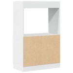 vidaXL Dulap înalt, alb, 63x33x100 cm, lemn prelucrat vidaXL Dulap înalt, alb, 63x33x100 cm, lemn prelucrat