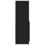 vidaXL Dulap înalt, negru, 63x33x100 cm, lemn prelucrat vidaXL Dulap înalt, negru, 63x33x100 cm, lemn prelucrat