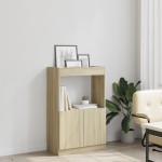 vidaXL Dulap înalt, stejar sonoma, 63x33x100 cm, lemn prelucrat vidaXL Dulap înalt, stejar sonoma, 63x33x100 cm, lemn prelucrat
