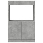 vidaXL Dulap înalt, gri beton, 63x33x100 cm, lemn prelucrat vidaXL Dulap înalt, gri beton, 63x33x100 cm, lemn prelucrat